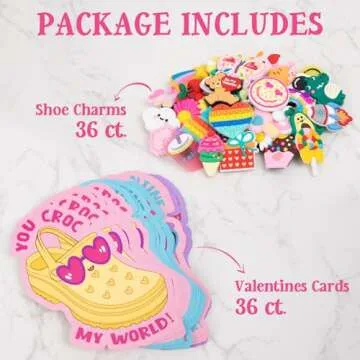 Unique Valentine’s Day Cards with Shoe Charms for Kids