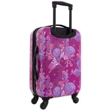 Travelers Club Bella Caronia 3 Piece or 20" Carry-On Voguish Luggage Set, Style Flora
