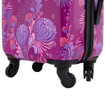 Travelers Club Bella Caronia 3 Piece or 20" Carry-On Voguish Luggage Set, Style Flora