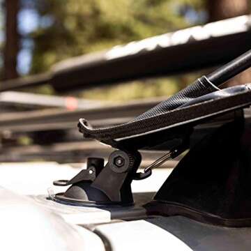 MoonShade Portable Vehicle Awning, Large 9' x 7' Shade Coverage, Lightweight Durable Car Canopy Suitable for Trucks SUVs Vans Campers and More (Shadow Blue)