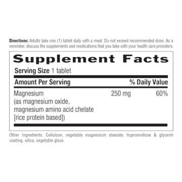 Country Life Chelated Magnesium 250mg for Heart Health