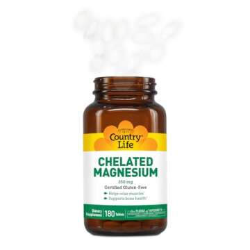 Country Life Chelated Magnesium 250mg for Heart Health