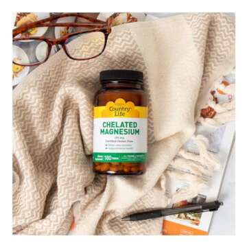 Country Life Chelated Magnesium 250mg for Heart Health