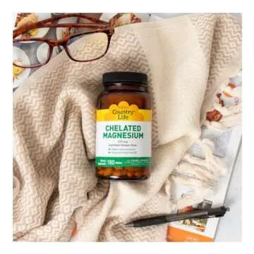 Country Life Chelated Magnesium 250mg for Heart Health