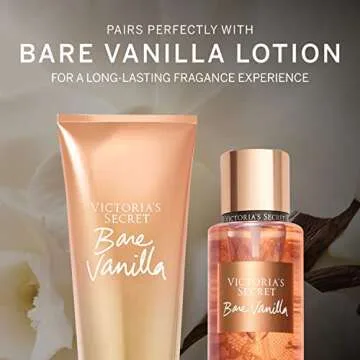 Victoria's Secret Bare Vanilla Mini Fragrance Duo Gift Set, Notes of Soft Cashmere