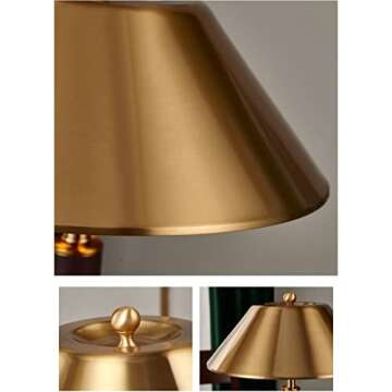 FIONEL LED Desk Lamp Modern Living Room Decoration Table Lamp Bedroom Bedside Lamp, Used for Study Room Office Cafe Decor Metal Desk Lamp Table Lamp Reading Lamp