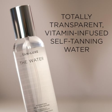 TAN-LUXE The Water - Light/Medium - The Water Hydrating Self Tanner Mist - Vitamin Infused, Hydrating Tanning Water Mist - Cruelty & Toxin Free Spray Tanner
