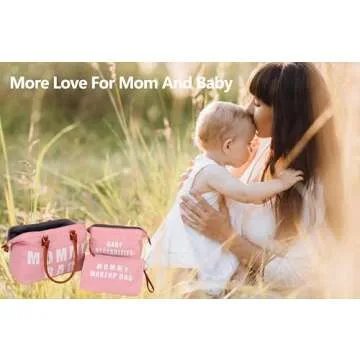 Upgrade Large Capacity Mommy Bag for Hospital, Labor and Delivery, Baby Hospital Diaper Bag, Maternity Tote Hospital Bag with Travel Organizers, Changing Pad, Waterproof, Multi-Functional, Pink