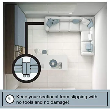 Couch Clamp Sectional Sofa Connectors Easy Install 4 Pack