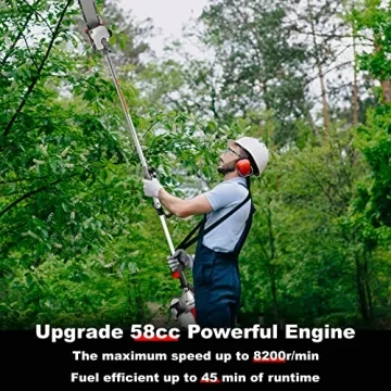 Buy COOCHEER 58CC Gas Pole Saw for Efficient Yard Work