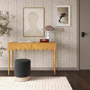 Handmade Tov Furniture Oodle Natural Ash 2-Drawer Desk