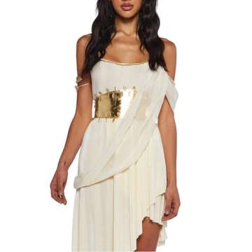 Dolls Kill Greek Goddess Gladiator Costume Set - Aphrodite and Athena Costume by Trickz N' Treatz - X-Large