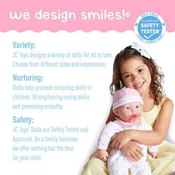 La Baby Soft Body Doll | 20-inch Cuddly Playmate | Safe & Washable