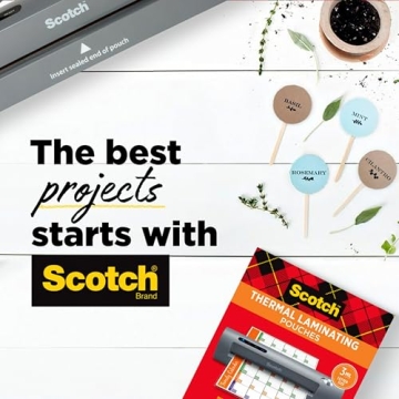 Scotch Laminating Pouches - 100 Count Premium Quality