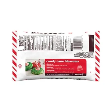 Candy Cane Flavored HERSHEY'S KISSES Christmas 9 oz