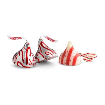 Candy Cane Flavored HERSHEY'S KISSES Christmas 9 oz