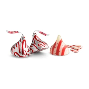 Candy Cane Flavored HERSHEY'S KISSES Christmas 9 oz