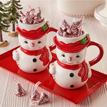 Candy Cane Flavored HERSHEY'S KISSES Christmas 9 oz