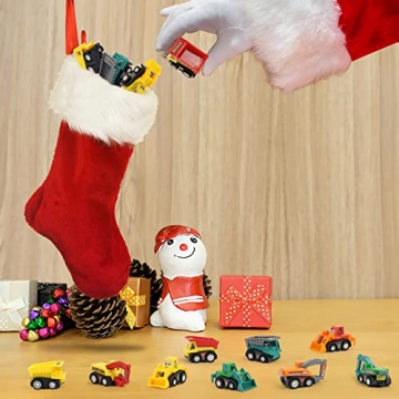 Fajiabao Mini Construction Toy Cars 9-Pack for Toddlers