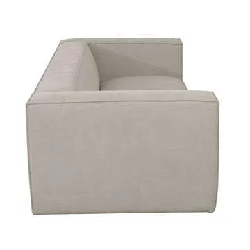 Rivet Thomas Modern Upholstered Sofa Couch - 101.2" Grey
