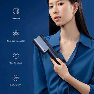 Nesugar G3 Steamer for Clothes Portable Travel Steamer, Fashion Handheld Garment Steamer, 0.75lbs Li...