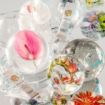 PIQUE BT Fountain Beauty Electrolyte Powder - Hydration Powder Packets with Hyaluronic Acid, Ceramides, Magnesium for Hydrated, Elastic Skin - No Added Sugar - 28 Single Serve Sticks (Pack of 1)