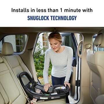 GRACO SnugFit 35 DLX Car Seat with Anti-Rebound Safety