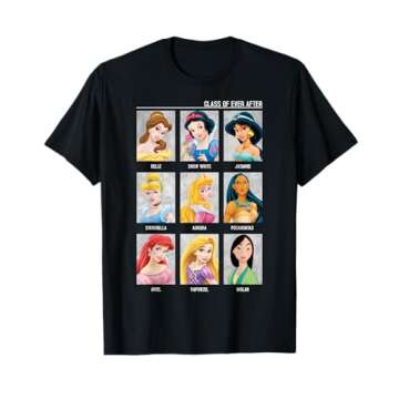 Disney Princesses Class of Ever After Color Graphic T-Shirt
