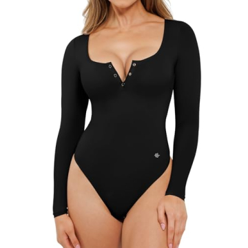 Popilush Shapewear Bodysuit for Women - Seamless Comfort & Style