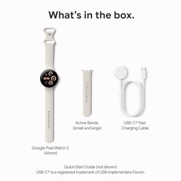 Google Pixel Watch 3 – Advanced Health & Fitness Smartwatch