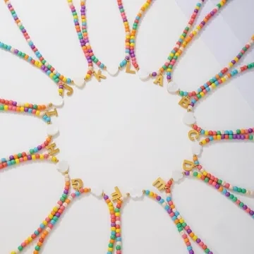 RINTOLER Personalized Gold Initial Necklace for Women