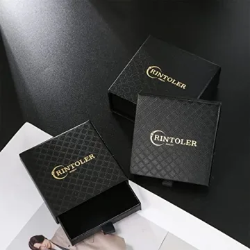 RINTOLER Personalized Gold Initial Necklace for Women