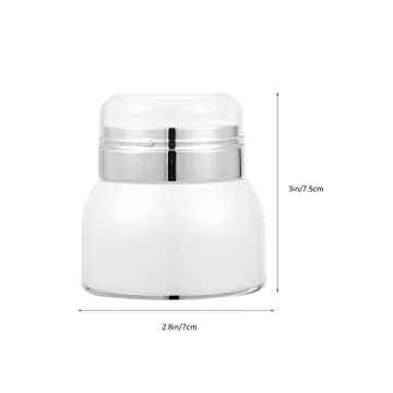 Beaupretty Airless Pump Bottles Refillable Cosmetic Containers