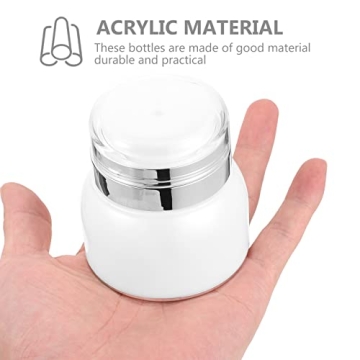 Beaupretty Airless Pump Bottles Refillable Cosmetic Containers