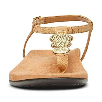 Vionic LIZBETH71311M Lizbeth Gold Cork 11 M