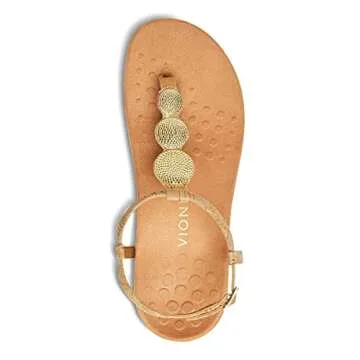 Vionic LIZBETH71311M Lizbeth Gold Cork 11 M