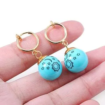 Elizabeth Liones Cosplay Drop Earrings - Perfect Gift