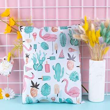 RUSPEPA Summer Poly Mailers - Waterproof & Heavy Duty Bags