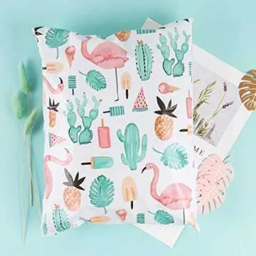 RUSPEPA Summer Poly Mailers - Waterproof & Heavy Duty Bags