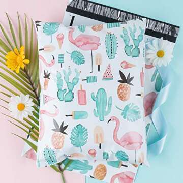 RUSPEPA Summer Poly Mailers - Waterproof & Heavy Duty Bags