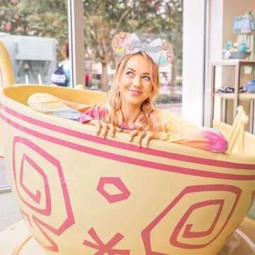 UNSPAZ Birthday Mouse Ears Headband for Women Girls