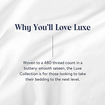Brooklinen Luxury Sateen Duvet Cover - King Size in Cream