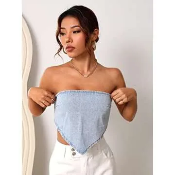 Stylish Verdusa Backless Crop Top - Summer Essential