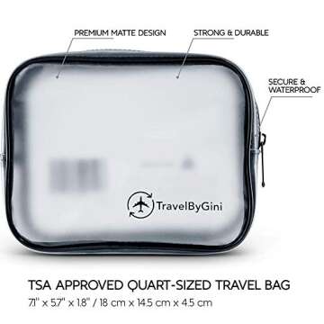 Travel Bottles & Aluminum Luggage Tags for Travel TSA Approved Toiletry Bag 12 Pack Premium Travel Accessories Travel Size Toiletries Leak Proof Refillable Travel Container for Toiletries Travel Kit