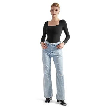 SUUKSESS Long Sleeve Bodysuit for Stylish Comfort