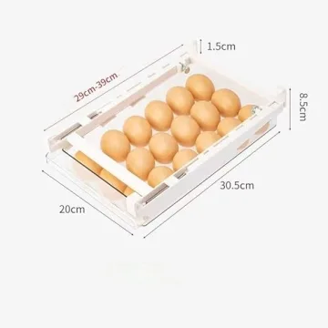 KILOW Refrigerator Eggs Storage Box for Freshness