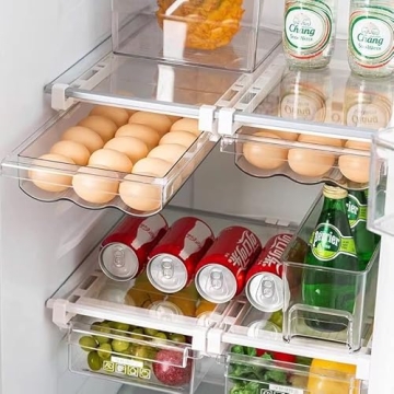 KILOW Refrigerator Eggs Storage Box for Freshness