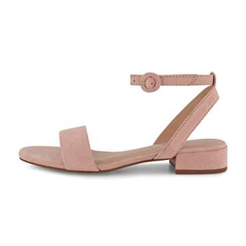 Stylish CUSHIONAIRE Nobu Low Block Heel Sandal for Comfort
