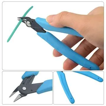 BXQINLENX Professional 9 PCS Model Tools Kit Modeler Basic Tools Craft Set Hobby Building Tools Kit for Gundam Car Model Building Repairing and Fixing(B)