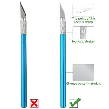 BXQINLENX Professional 9 PCS Model Tools Kit Modeler Basic Tools Craft Set Hobby Building Tools Kit for Gundam Car Model Building Repairing and Fixing(B)